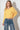 V-Neck Cable Pattern Crop Long Sleeve Sweater-0