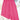 Wide Leg Sweatpants - Rose Red Terry Knit Drawstring Smocked Waist-3