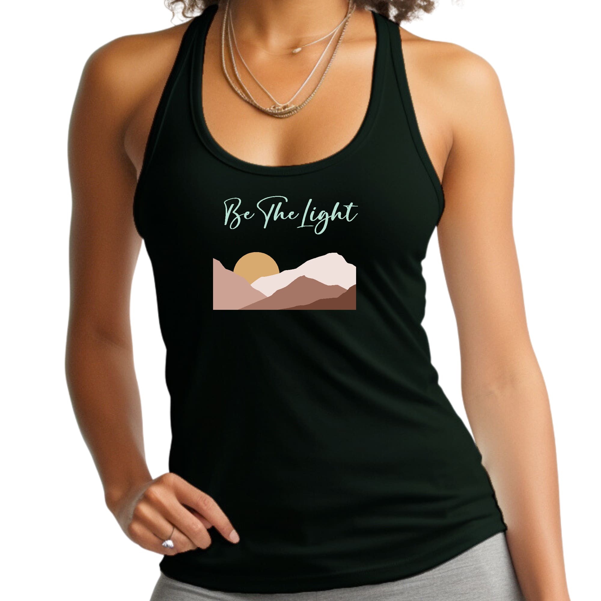 Womens Fitness Tank Top Say it Soul, be the Light-0