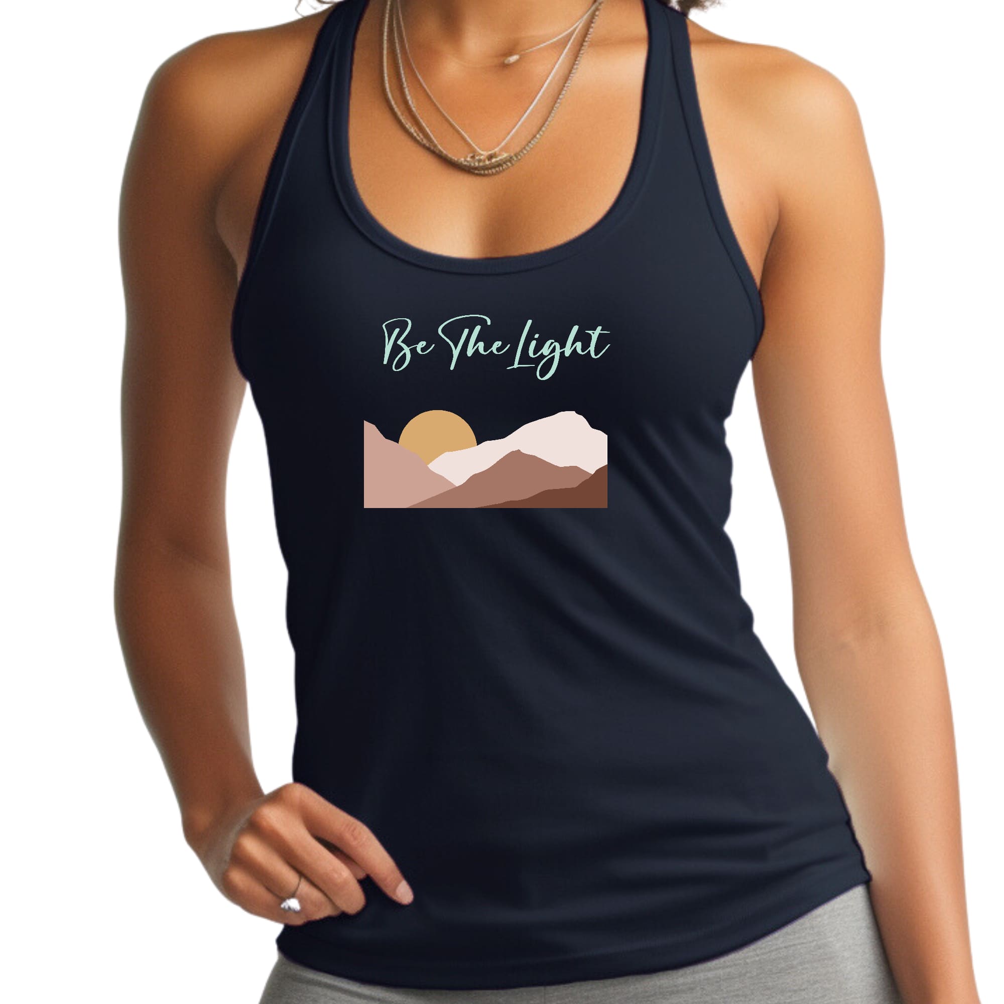 Womens Fitness Tank Top Say it Soul, be the Light-2