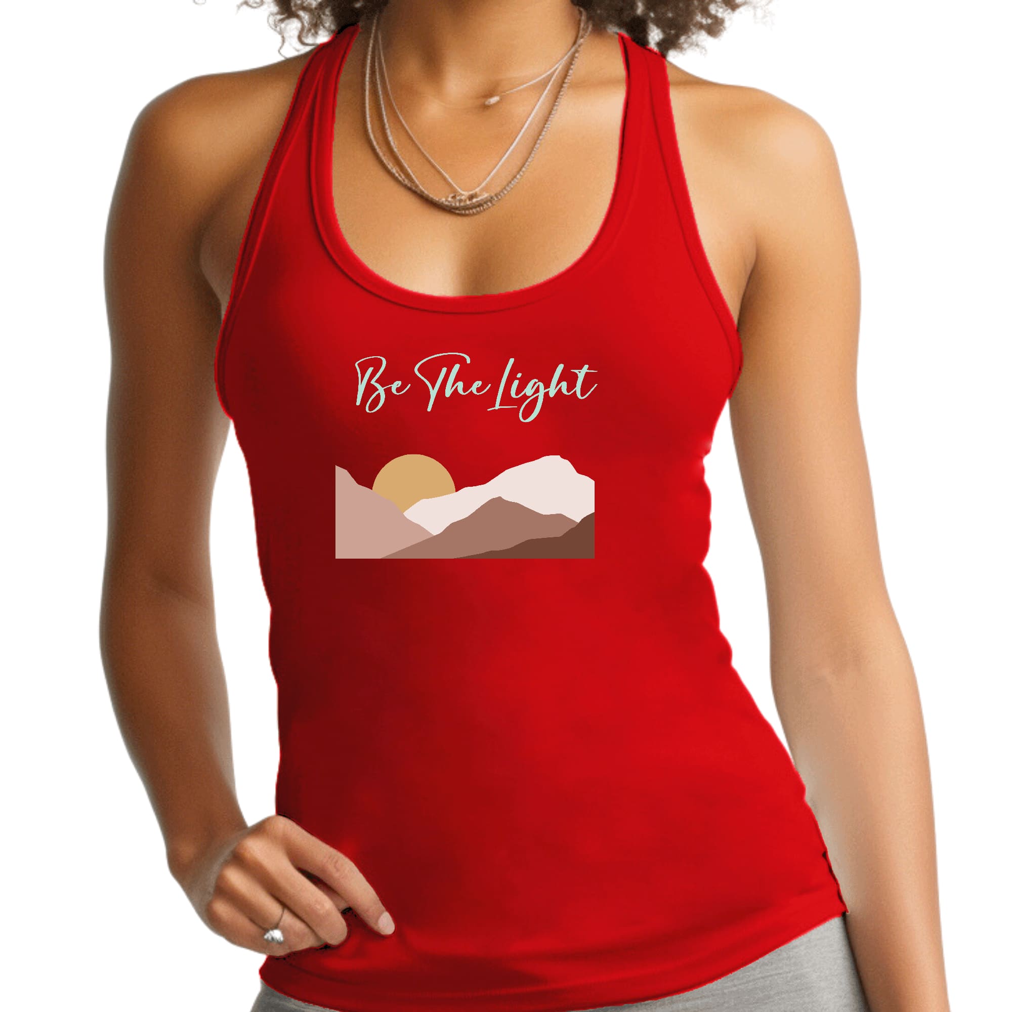 Womens Fitness Tank Top Say it Soul, be the Light-1