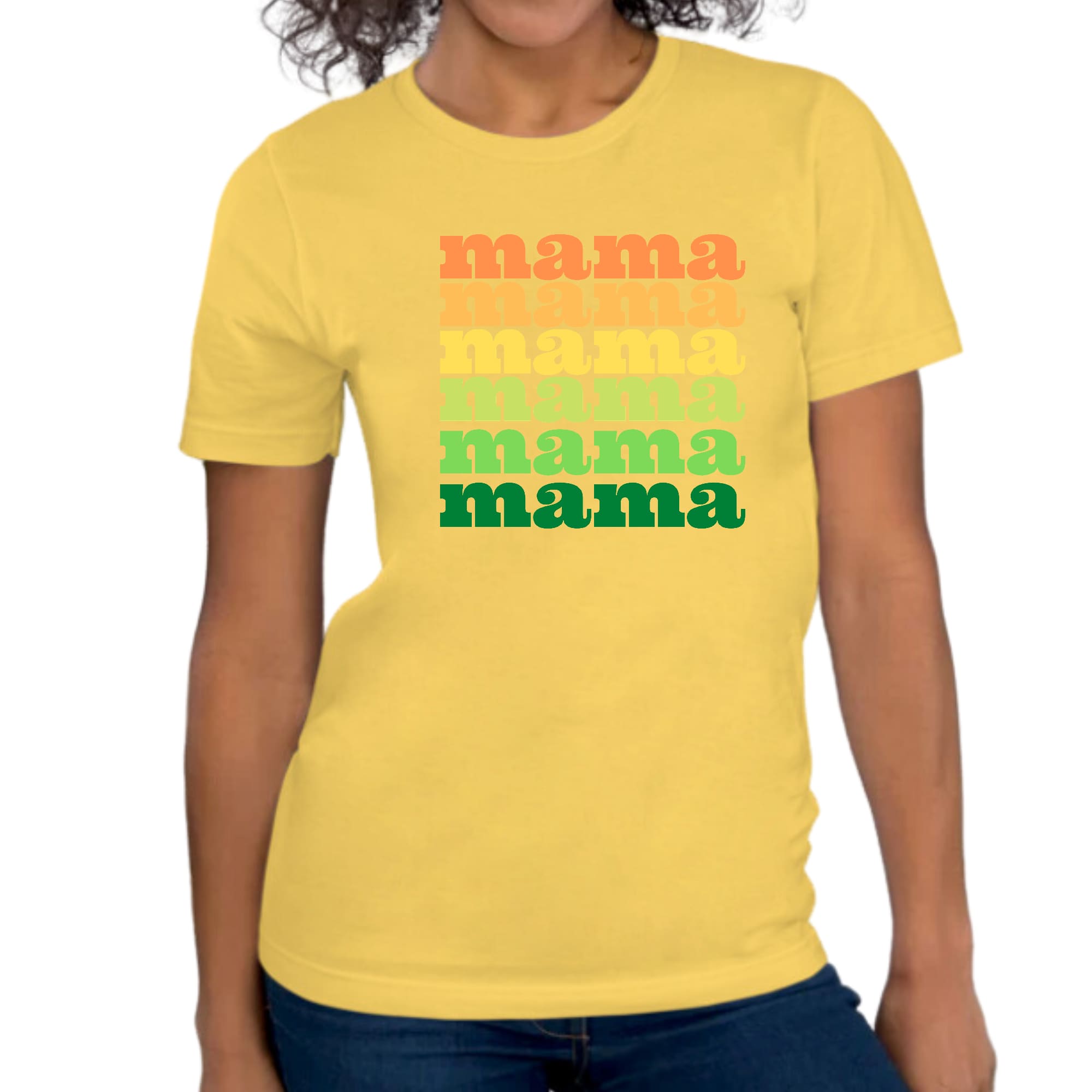 Womens Graphic T-shirt Mama Celebrating Mothers-3