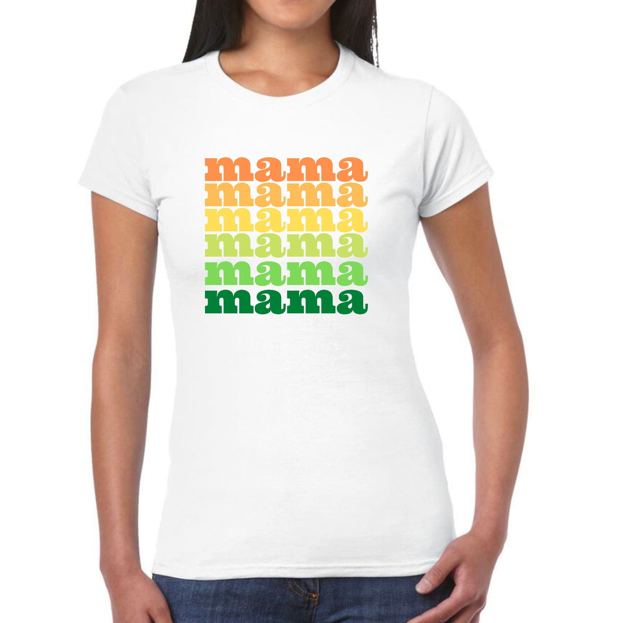 Womens Graphic T-shirt Mama Celebrating Mothers-0