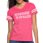Womens Graphic Vintage Tee, Wisdom Speaks Sport T-shirt-6