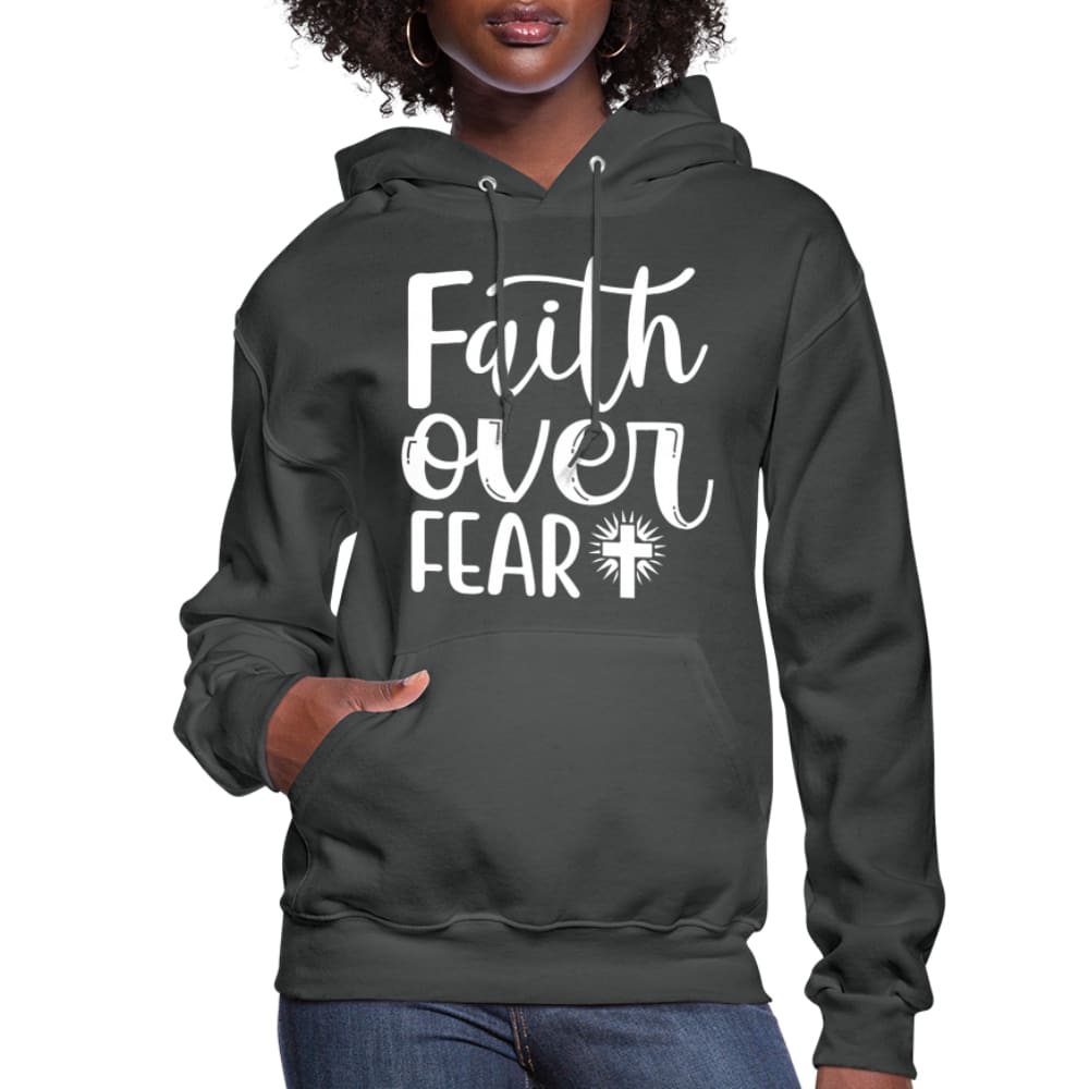 Womens Hoodie, Faith Over Fear - S285769-4