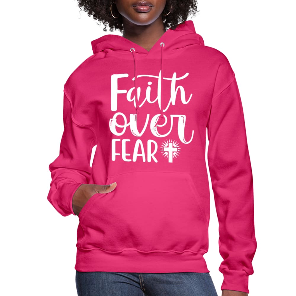 Womens Hoodie, Faith Over Fear - S285769-2