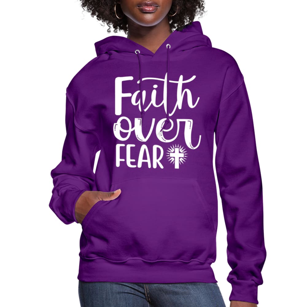 Womens Hoodie, Faith Over Fear - S285769-1