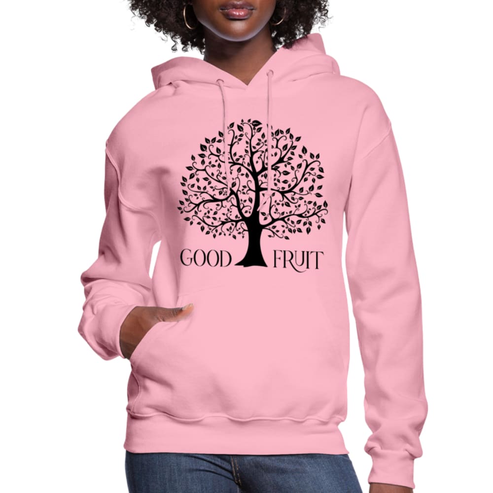 Womens Hoodie, Good Fruit Tree of Life Graphic - S066825-3