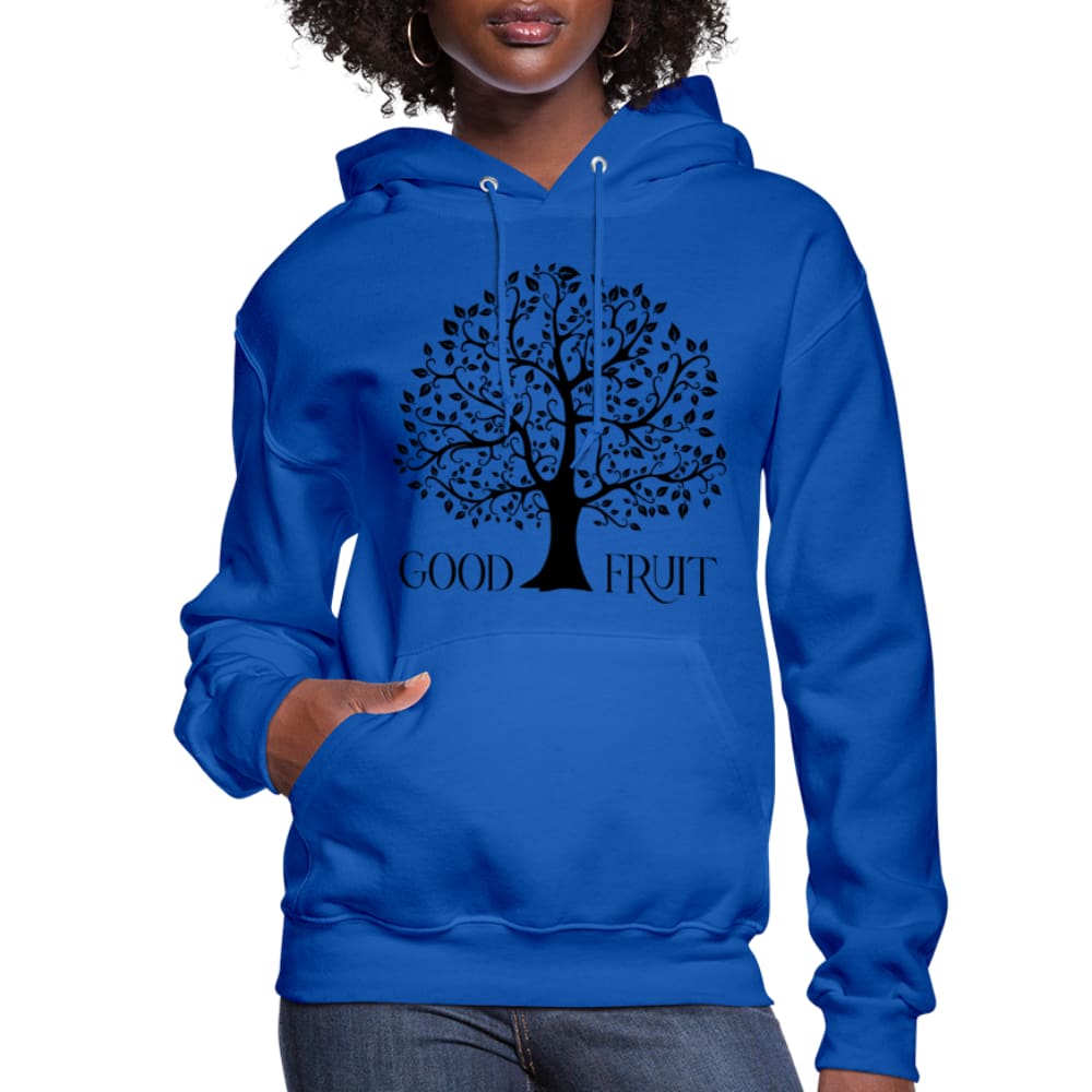 Womens Hoodie, Good Fruit Tree of Life Graphic - S066825-7