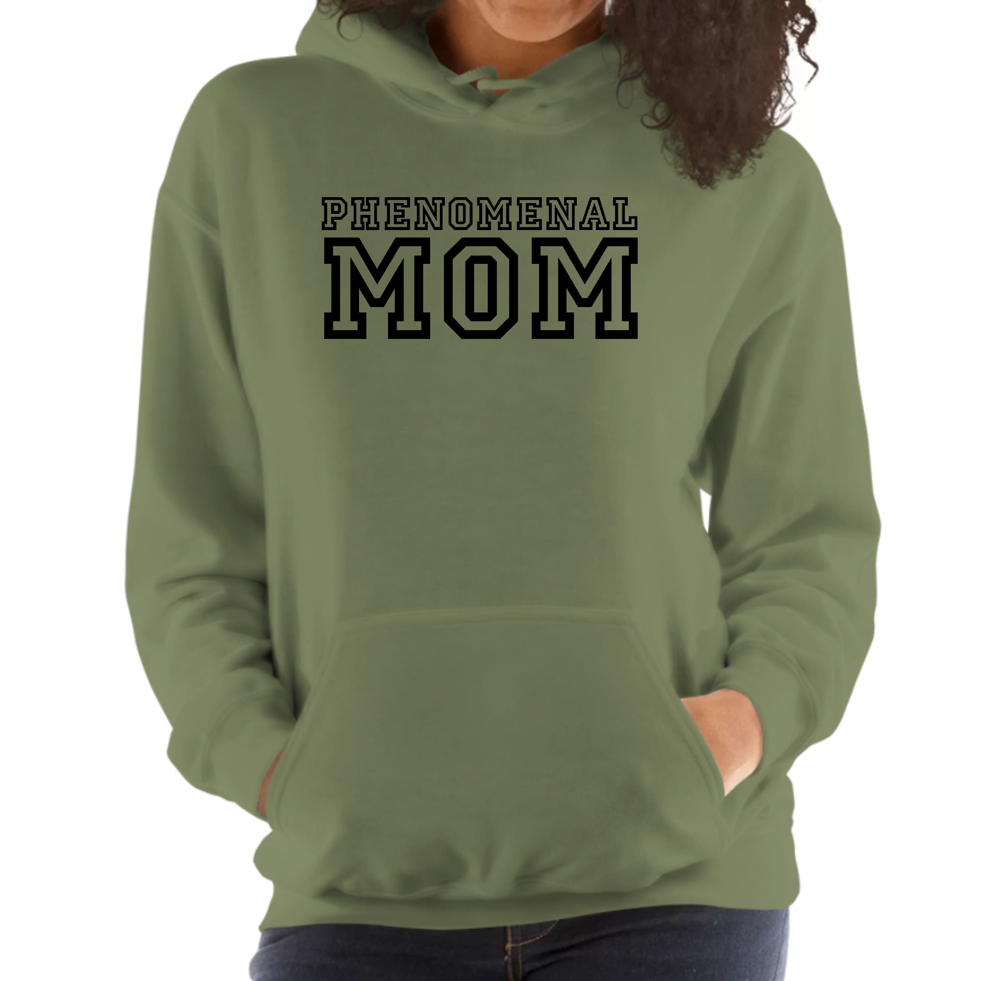 Womens Hoodie, Phenomenal Mom Print-3