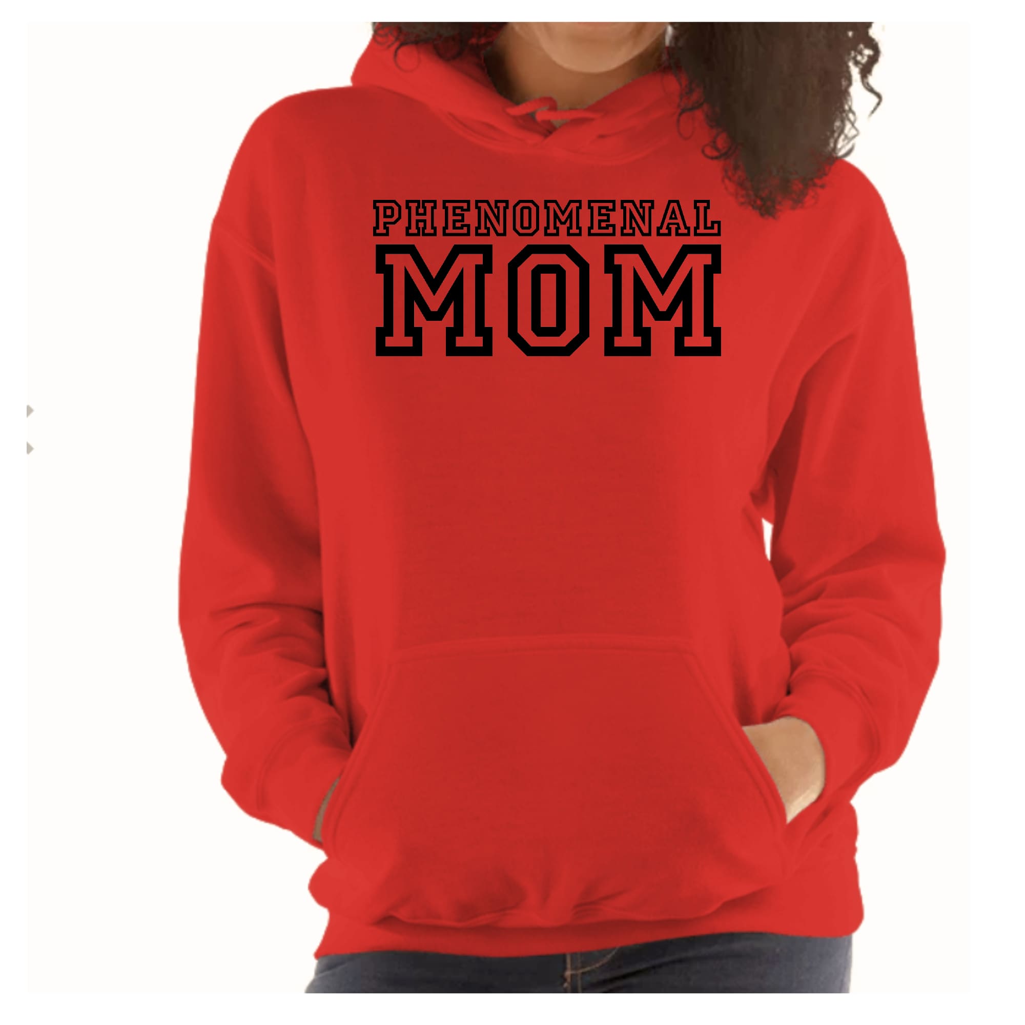 Womens Hoodie, Phenomenal Mom Print-1