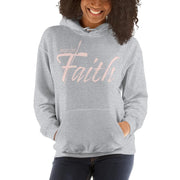 Womens Hoodie - Pullover Sweatshirt - Pink Graphic / Inspire Faith-5