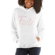 Womens Hoodie - Pullover Sweatshirt - Pink Graphic / Inspire Faith-1