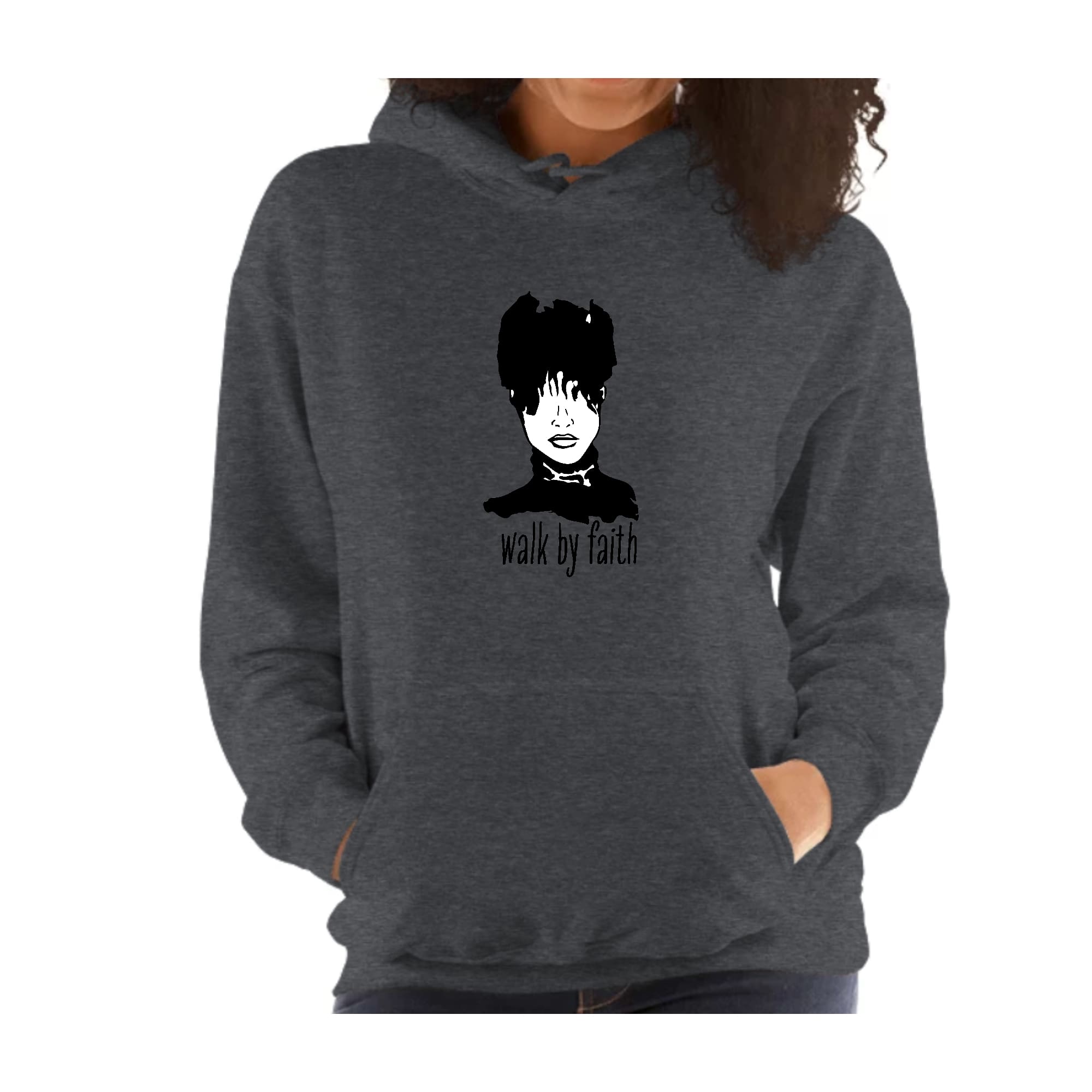 Womens Hoodie, Say It Soul, Walk By Faith Positive Inspiration-4