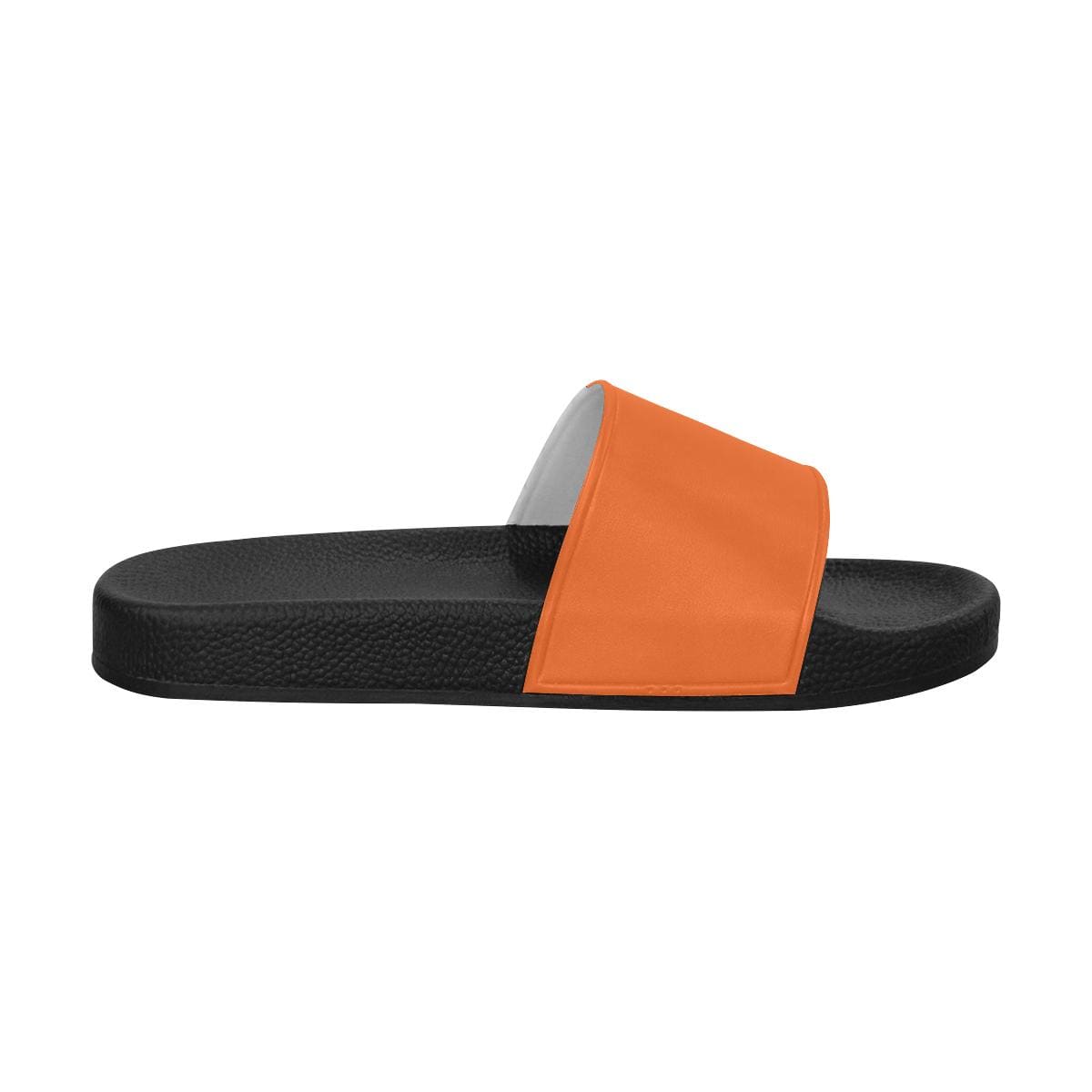 Womens Slides, Flip Flop Sandals, Autumn Orange-0