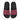 Womens Slides, Flip Flop Sandals, Dark Red-2