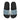 Womens Slides, Flip Flop Sandals, Denim Blue Patch Print-2