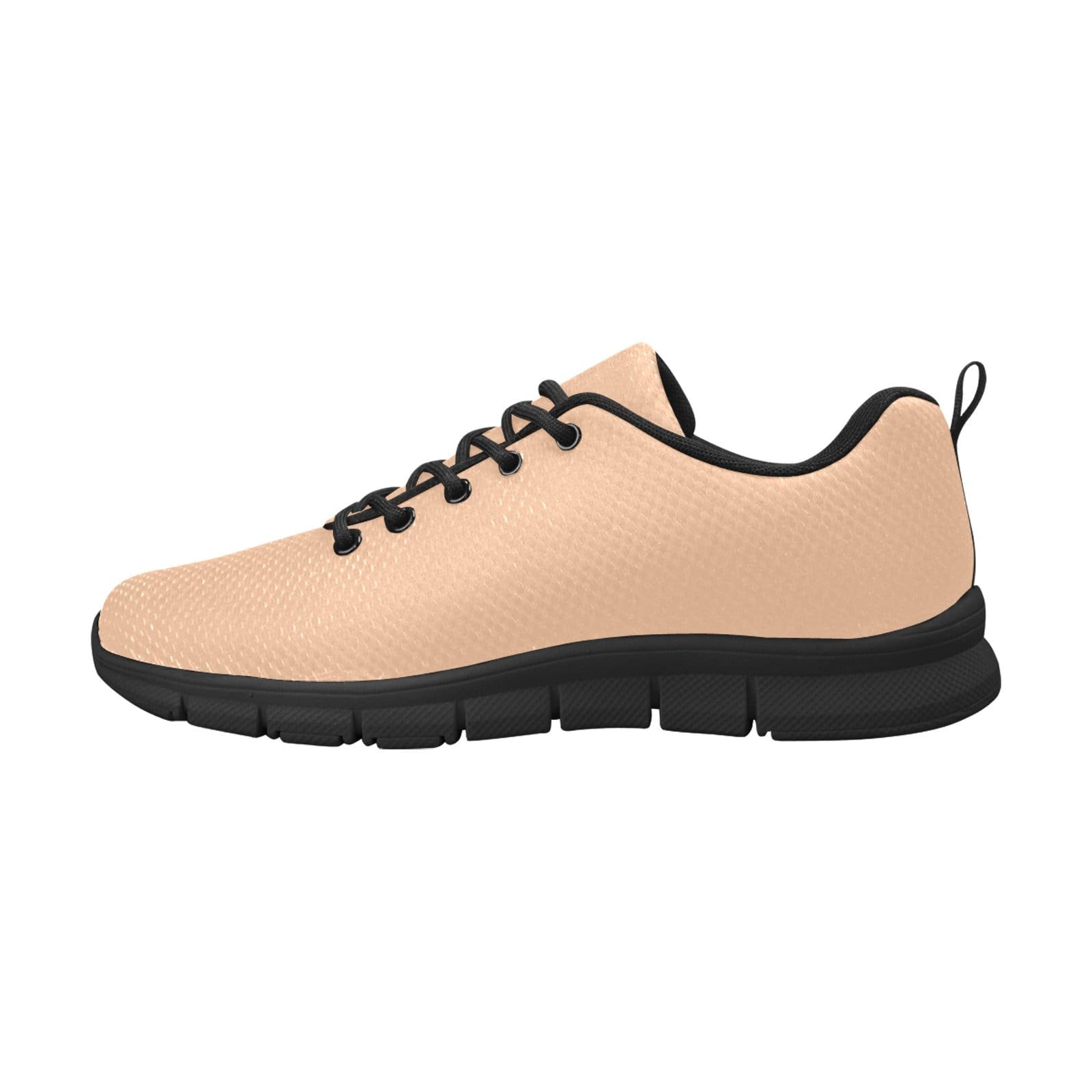 Womens Sneakers, Dark Peach Pink Running Shoes-1