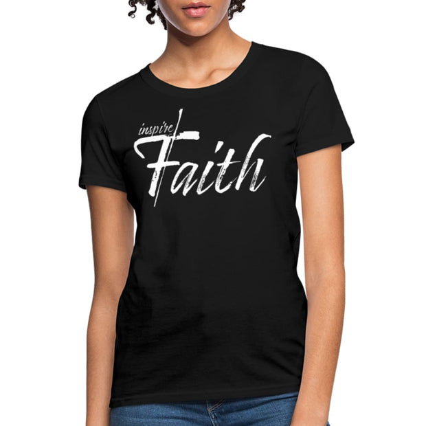 Womens T-shirt, Inspire Faith Tee Graphic Tee-0