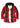 Women's Matching Family Red Sherpa-Lined Flannel Hoodie-0