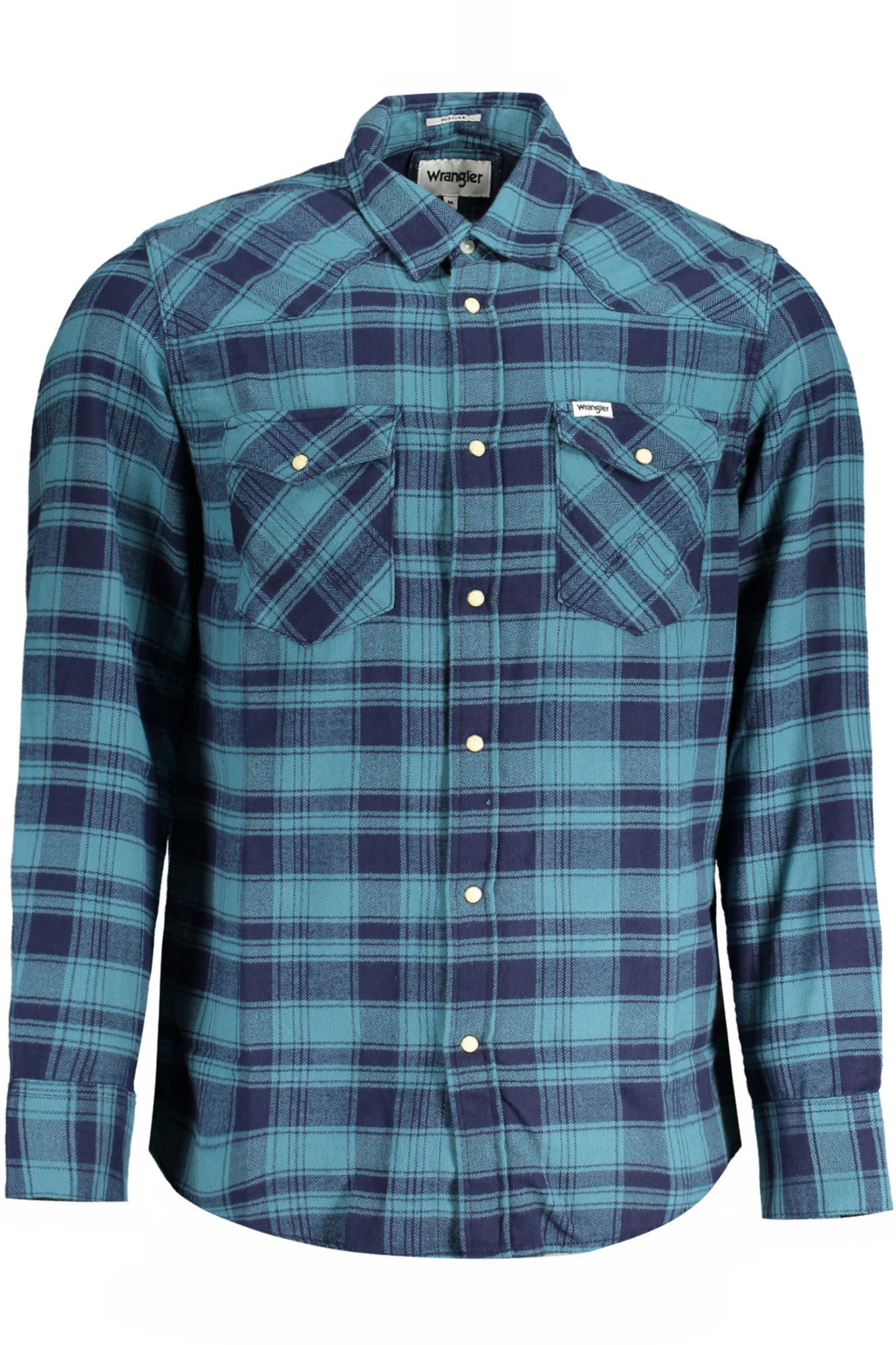 WRANGLER LONG SLEEVE SHIRT MEN BLUE-0