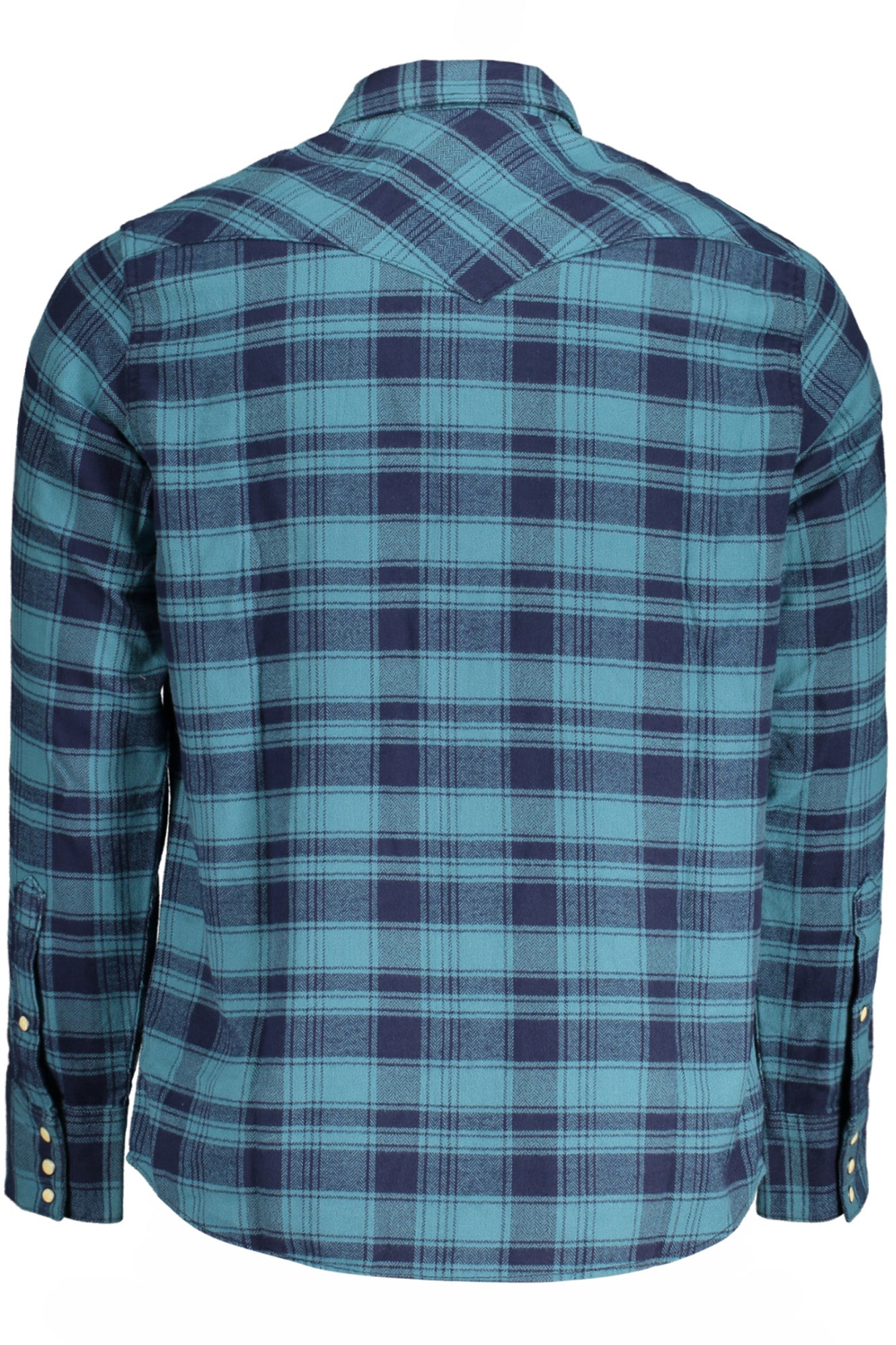 WRANGLER LONG SLEEVE SHIRT MEN BLUE-1