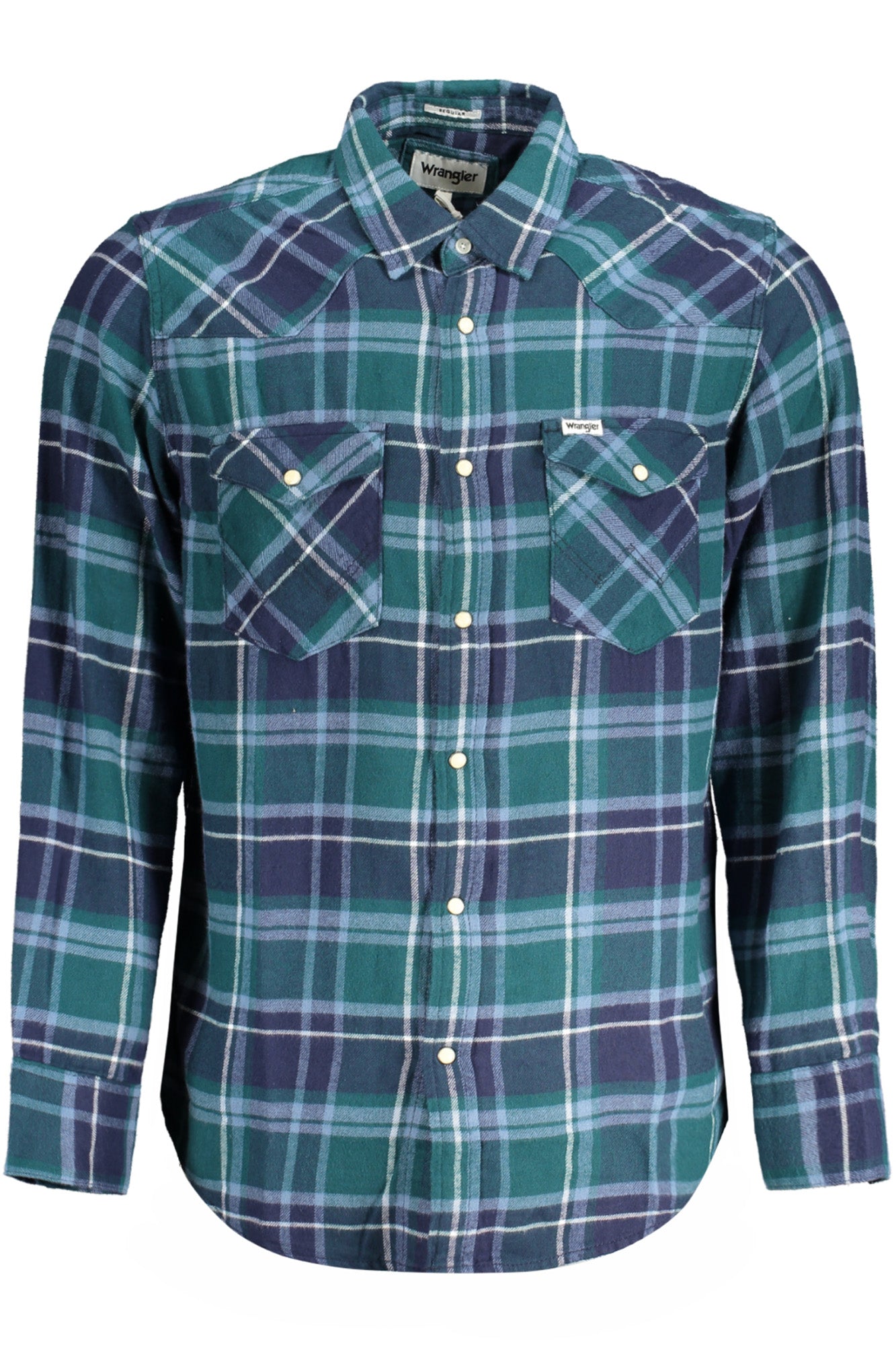 WRANGLER LONG SLEEVE SHIRT MEN GREEN-0