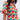 Wrap Ruffle Hem Mini Dress in 70s Orange Print