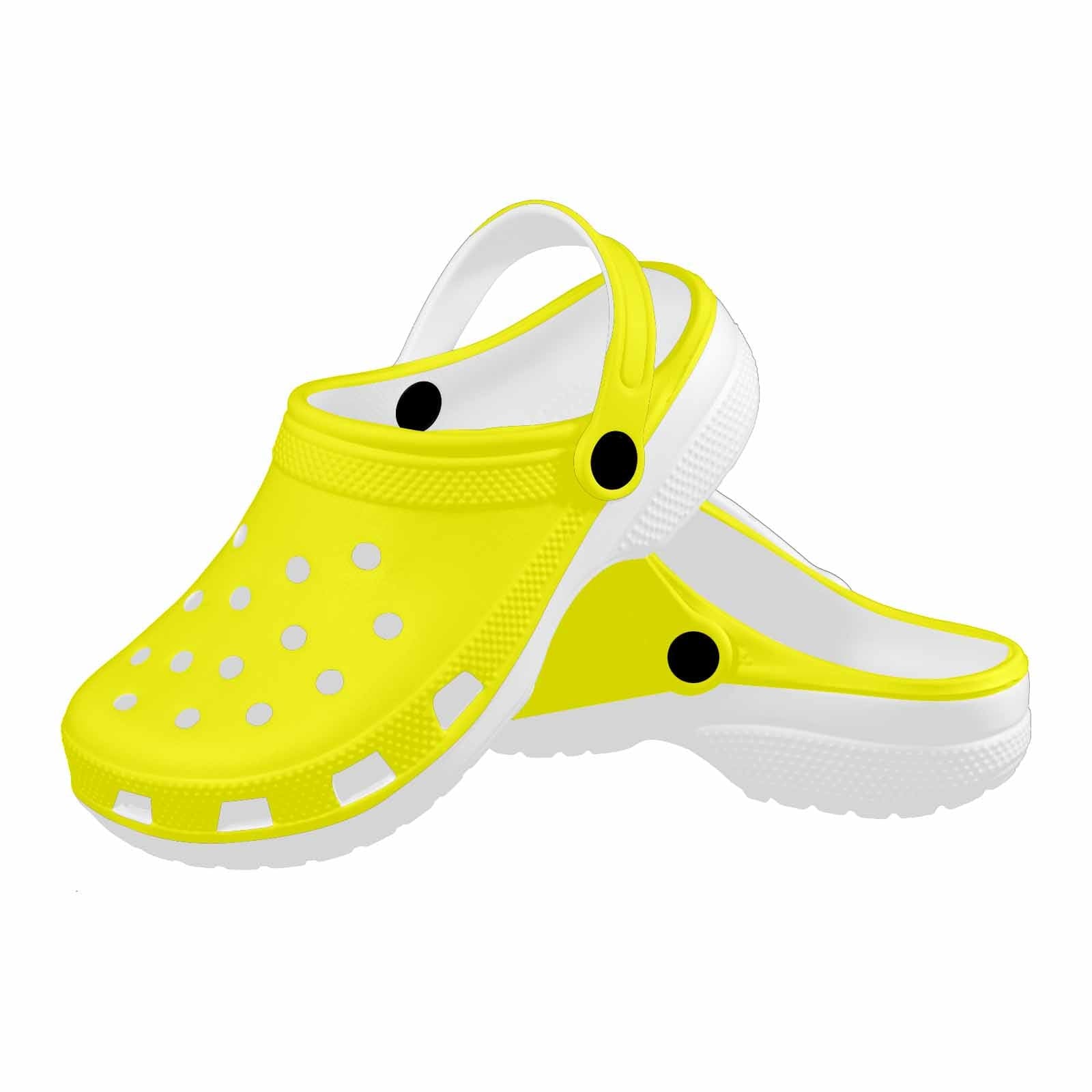 Yellow Adult Clogs-1