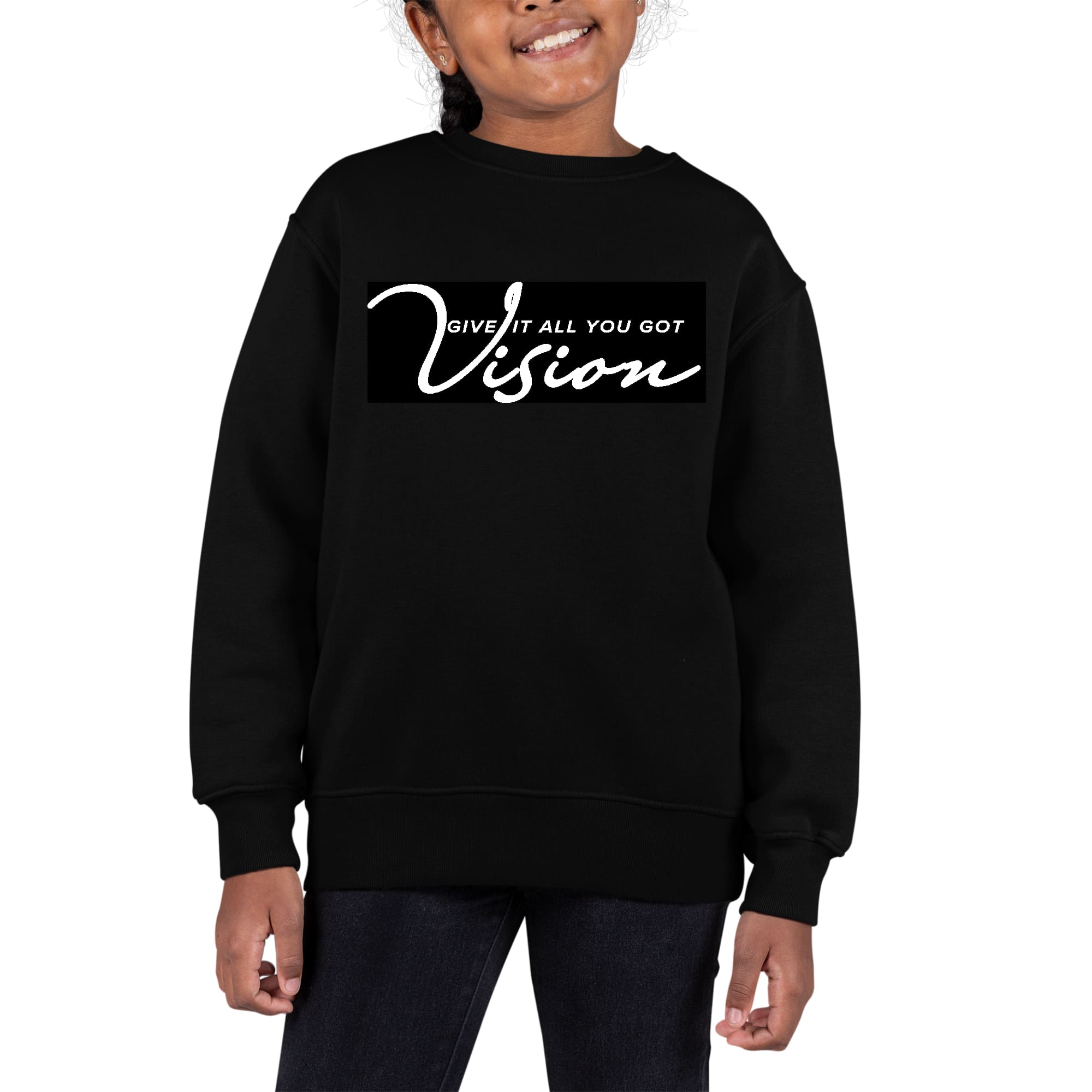 Youth Graphic Sweatshirt Vision - Give it All you Got-0