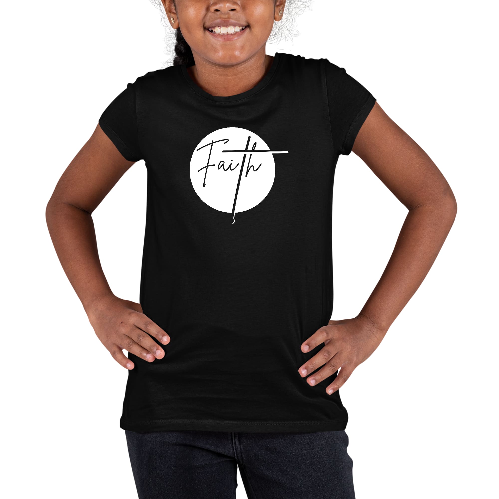 Youth Short Sleeve Graphic T-shirt, Faith-0