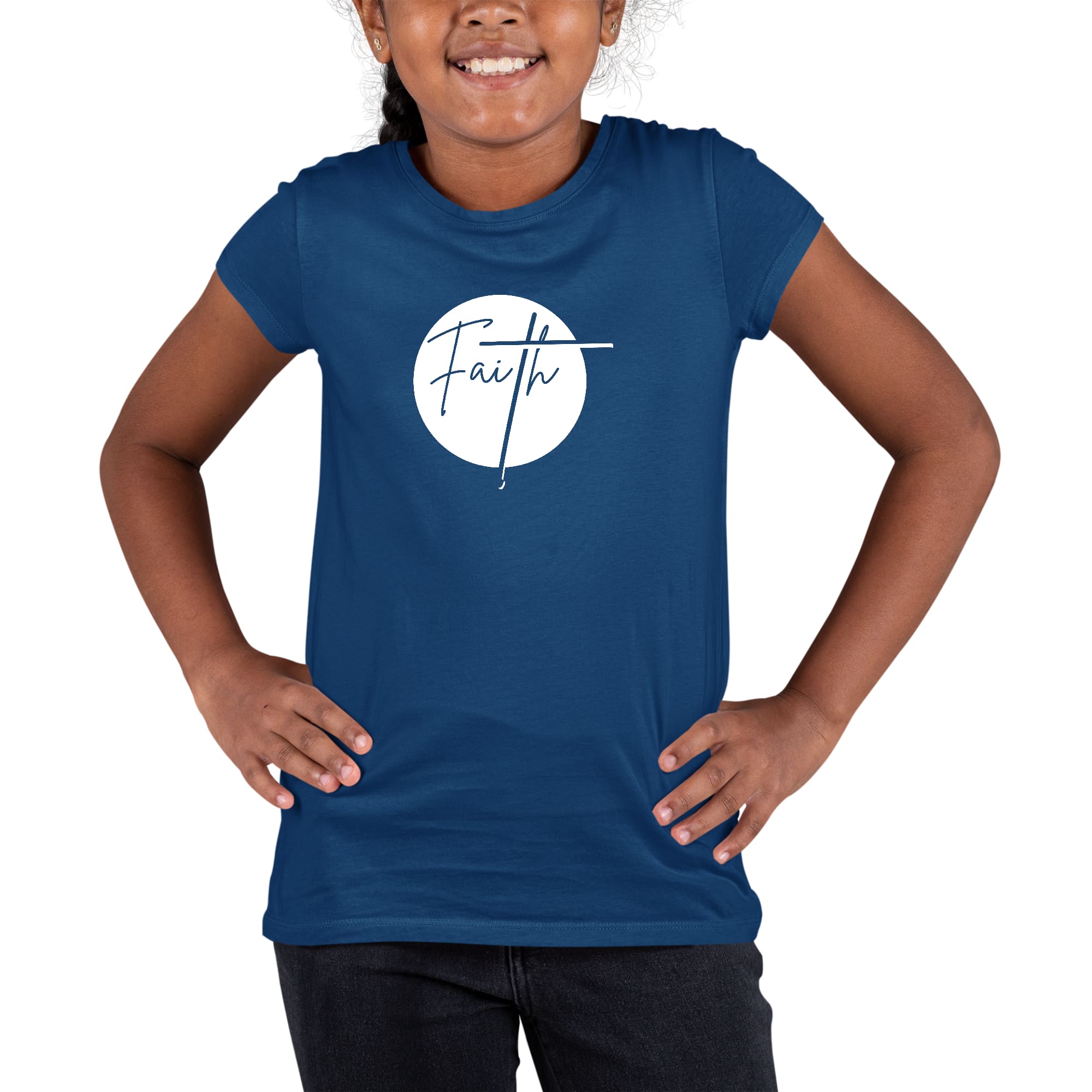 Youth Short Sleeve Graphic T-shirt, Faith-1