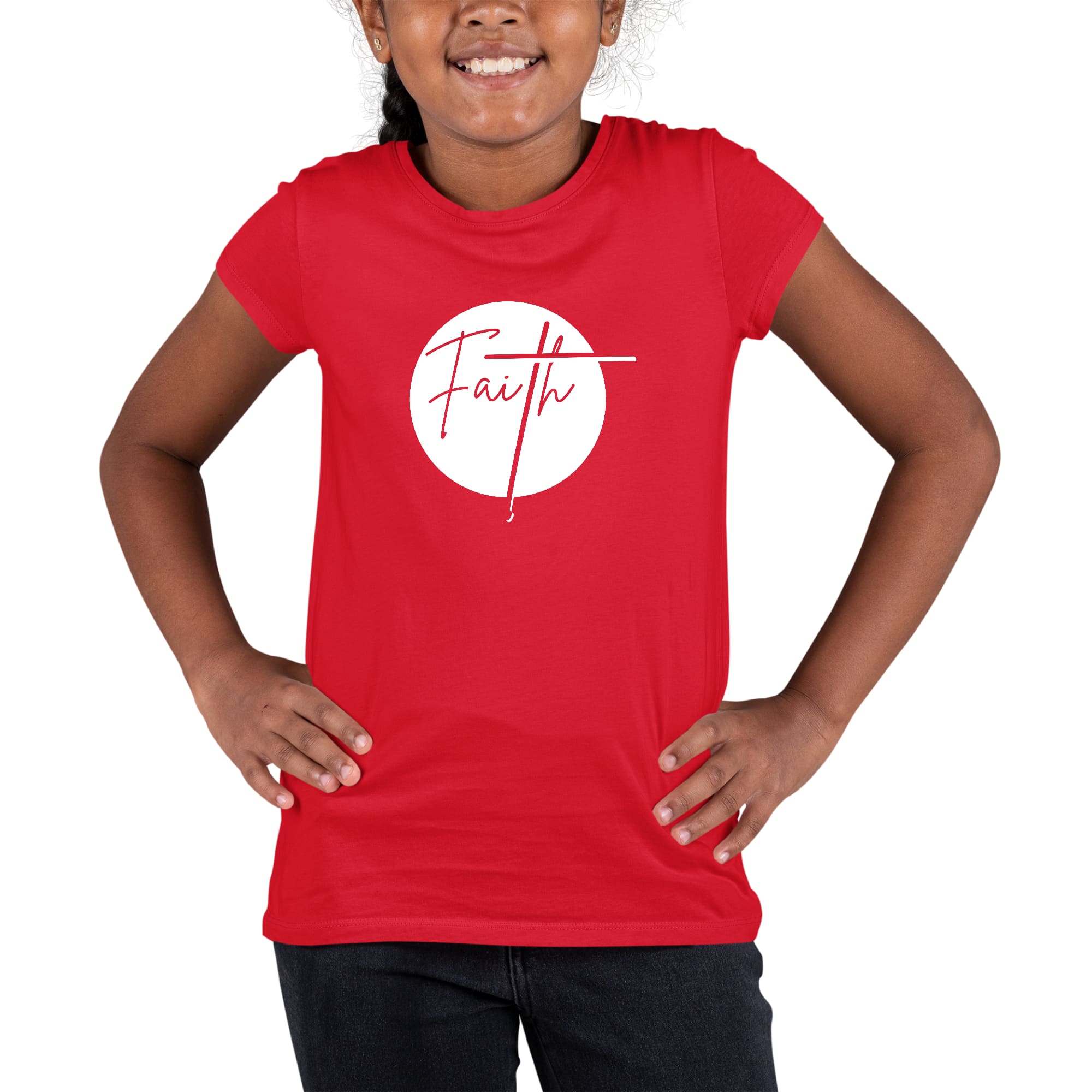 Youth Short Sleeve Graphic T-shirt, Faith-2