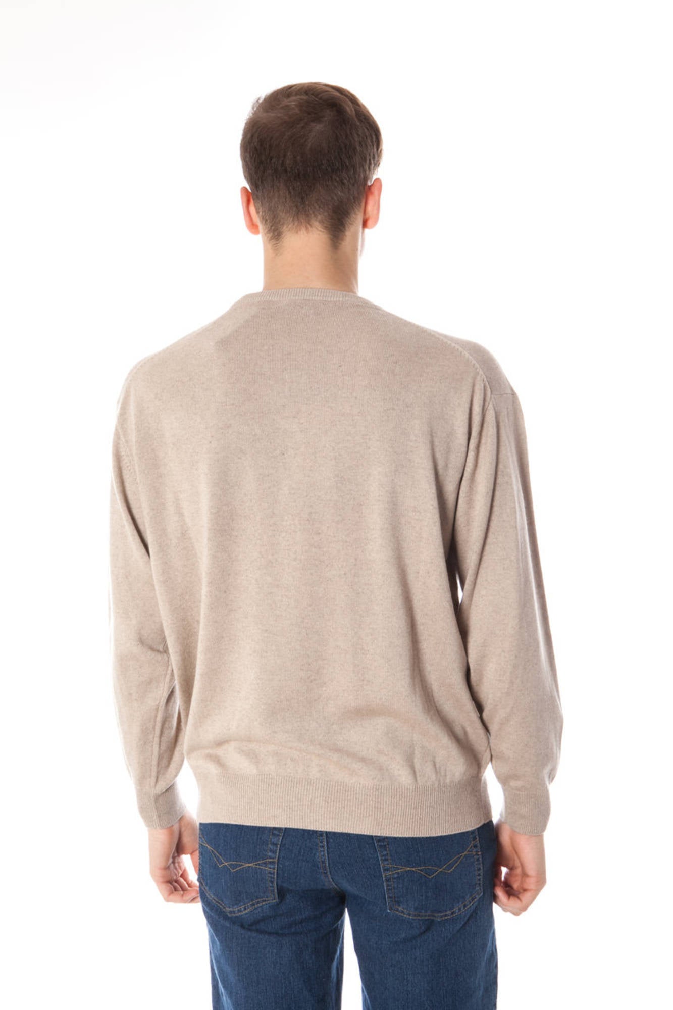 YUKO BEIGE MEN'S SWEATER-1