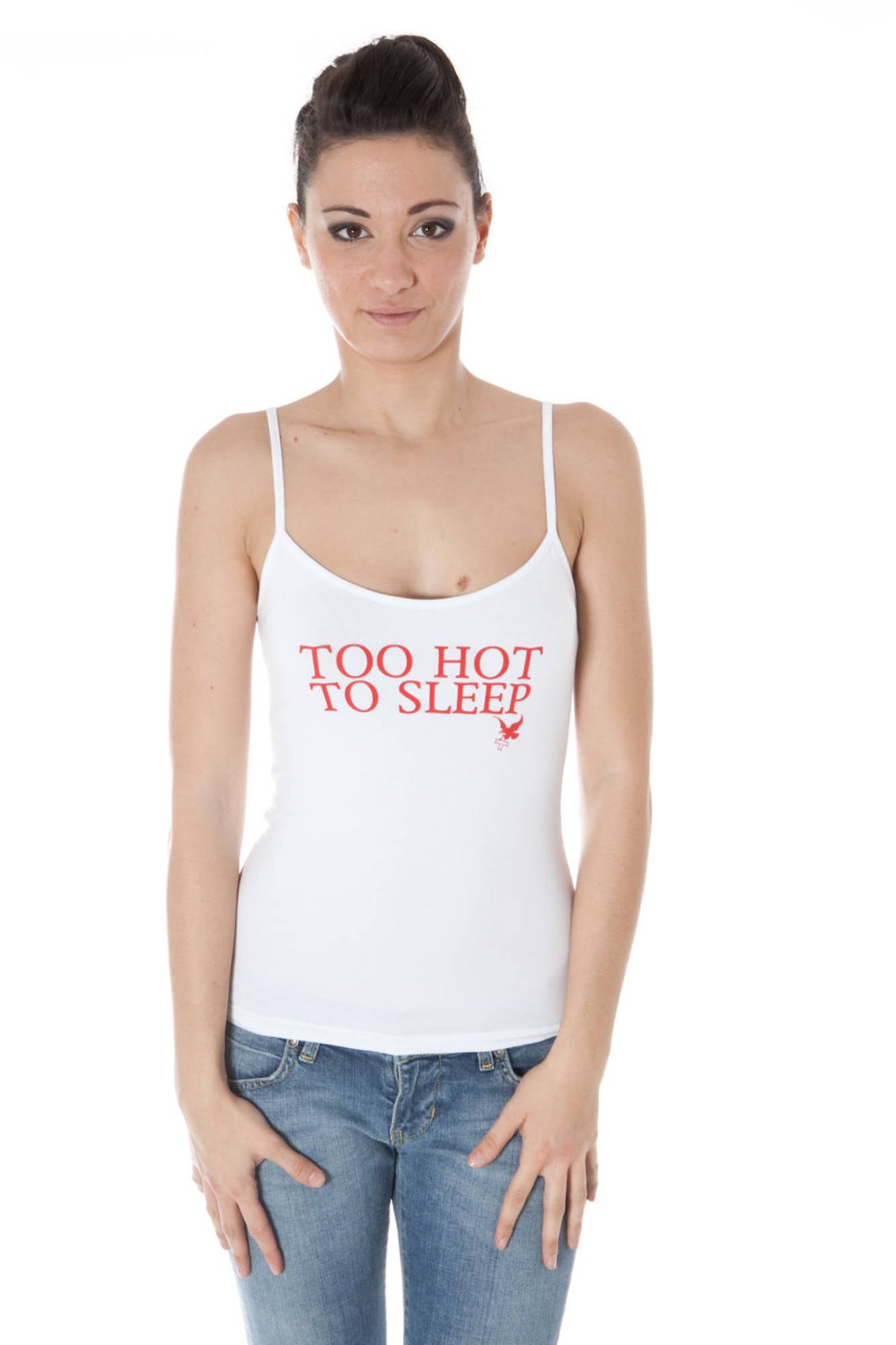 ZUELEMENTS WHITE WOMAN TANK-0