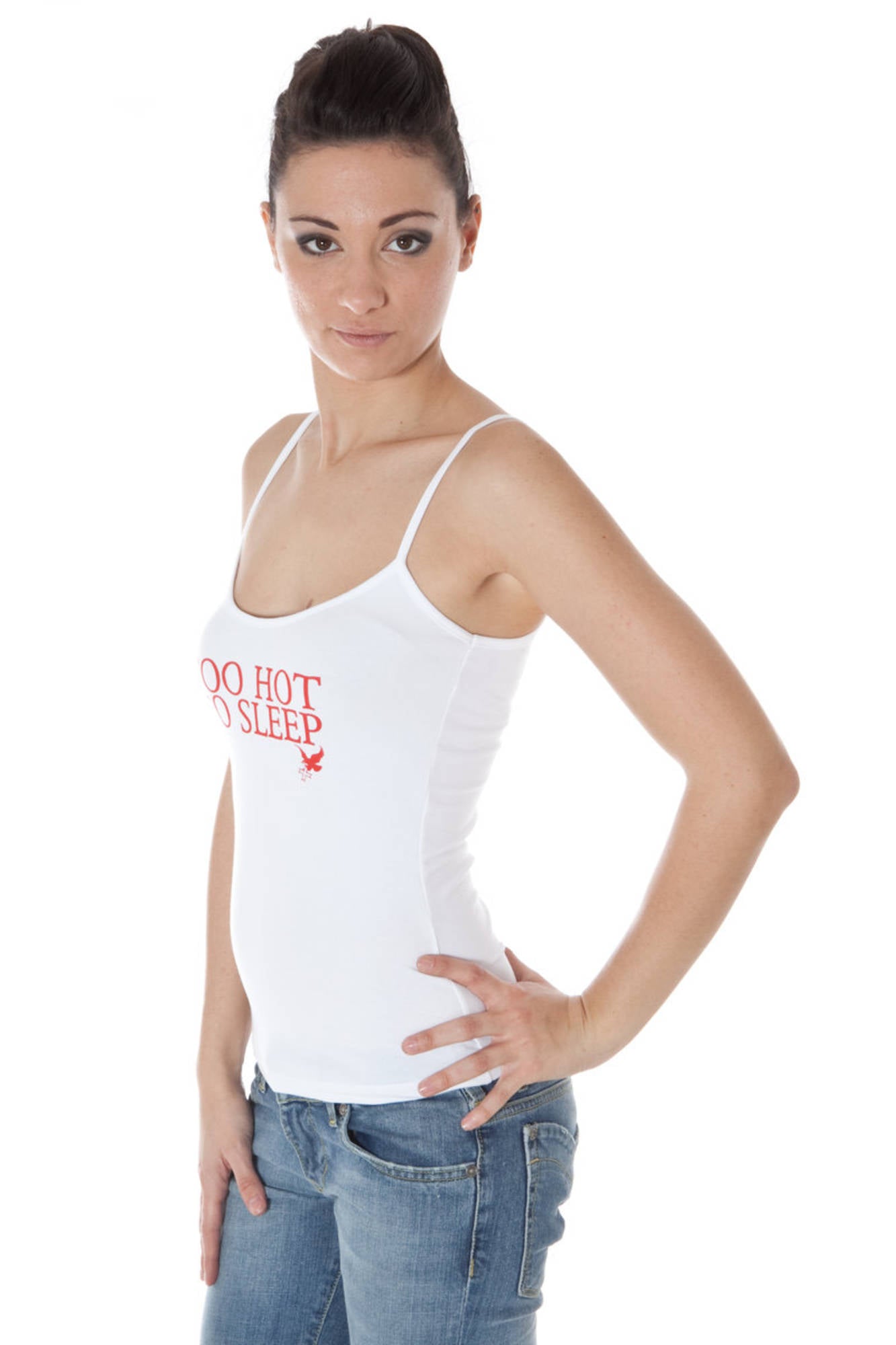 ZUELEMENTS WHITE WOMAN TANK-2