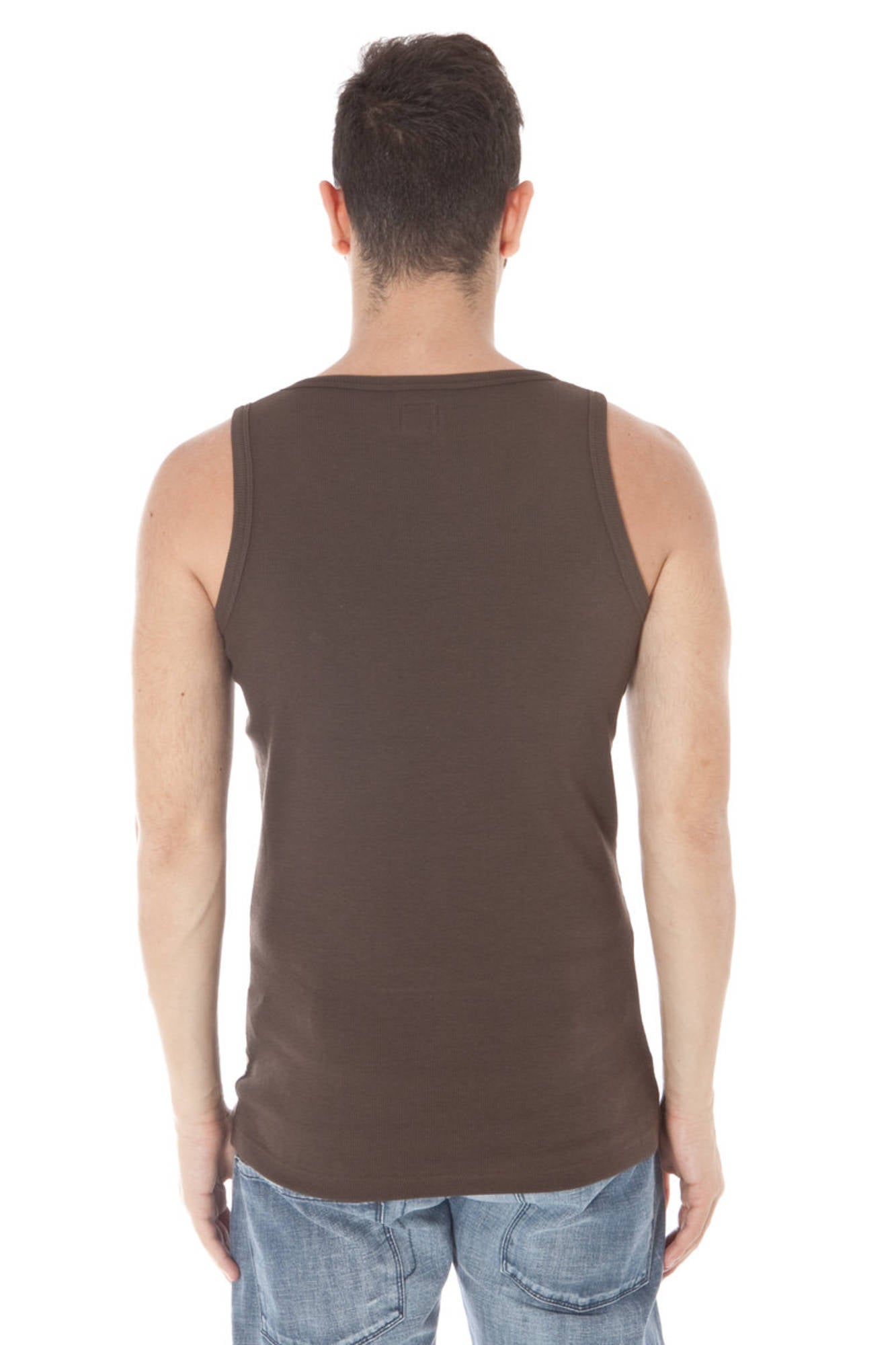 ZUELEMENTS BROWN MEN'S TANK-1