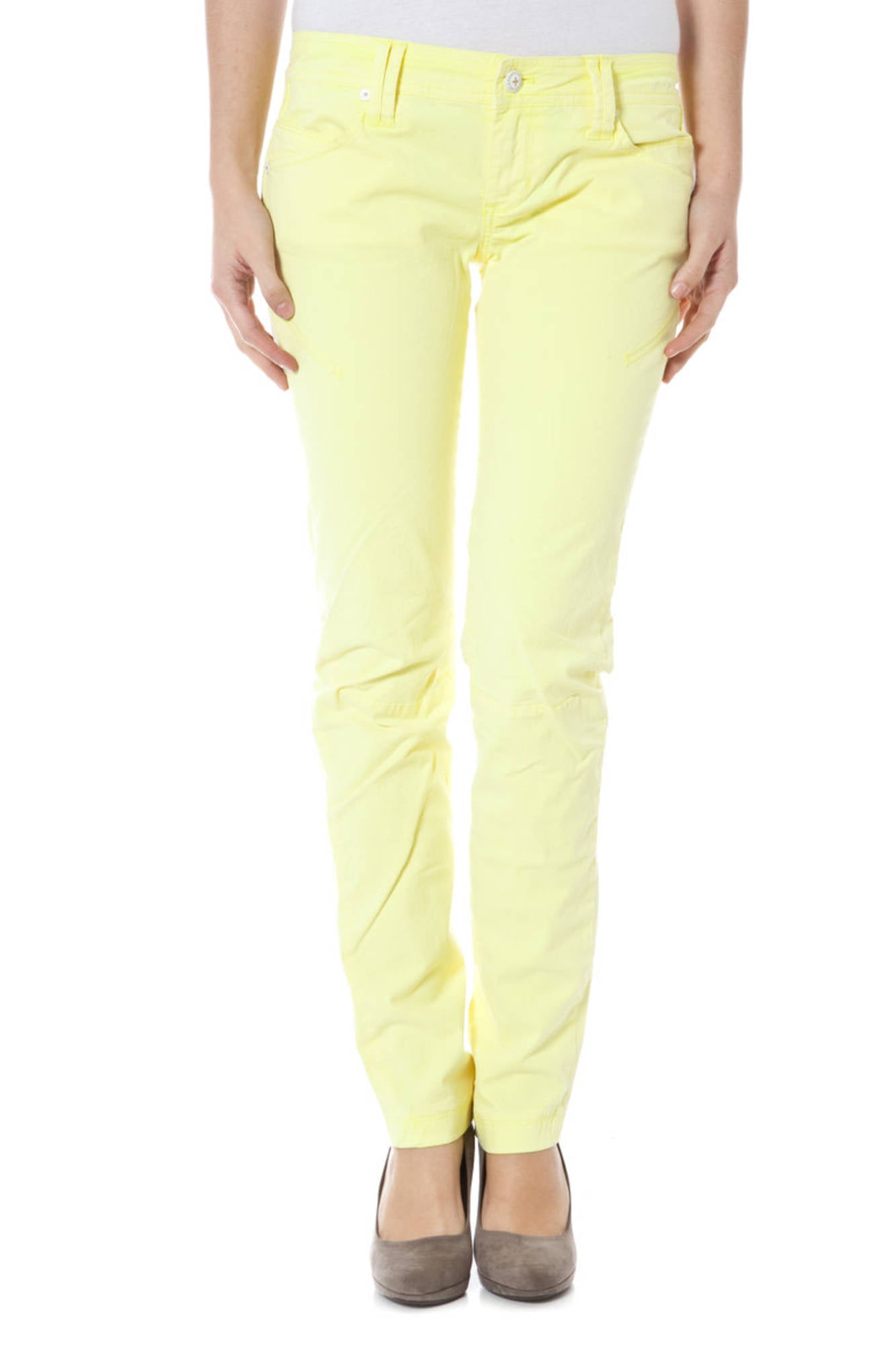 ZUELEMENTS YELLOW WOMAN TROUSERS-0