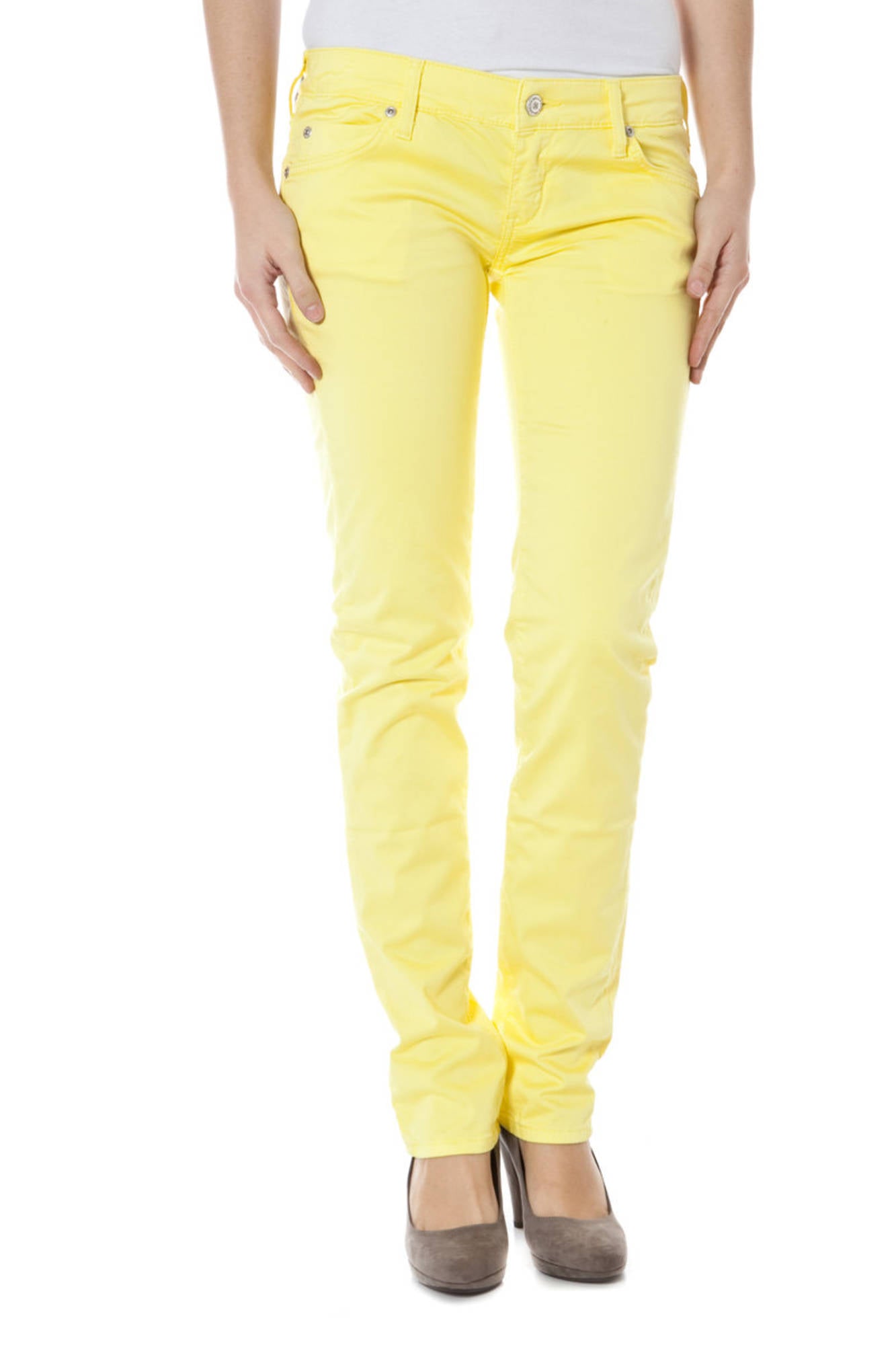 ZUELEMENTS YELLOW WOMAN TROUSERS-0