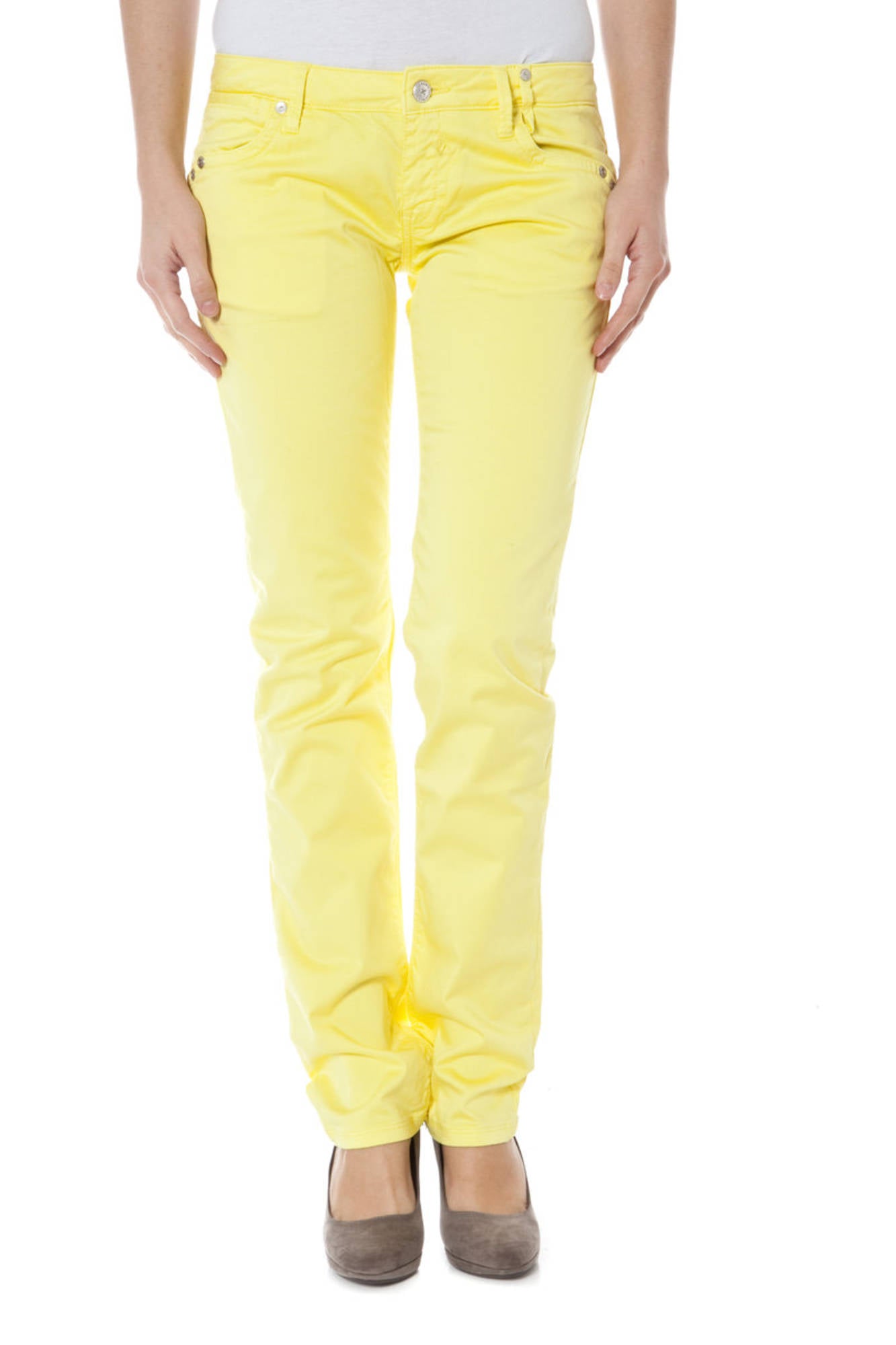 ZUELEMENTS YELLOW WOMAN TROUSERS-0