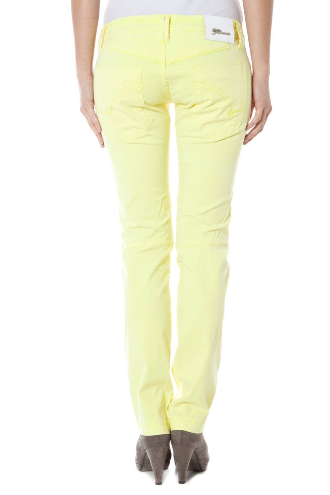 ZUELEMENTS YELLOW WOMAN TROUSERS-1