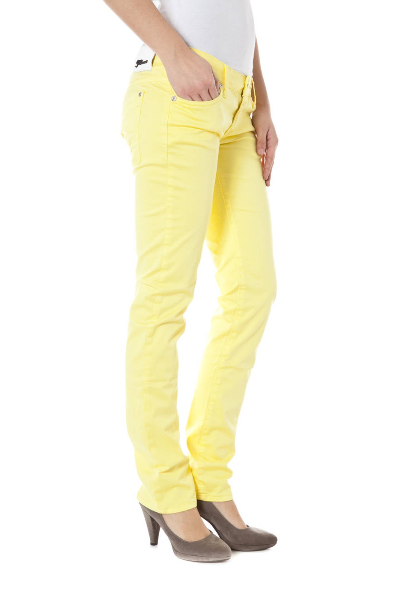 ZUELEMENTS YELLOW WOMAN TROUSERS-2