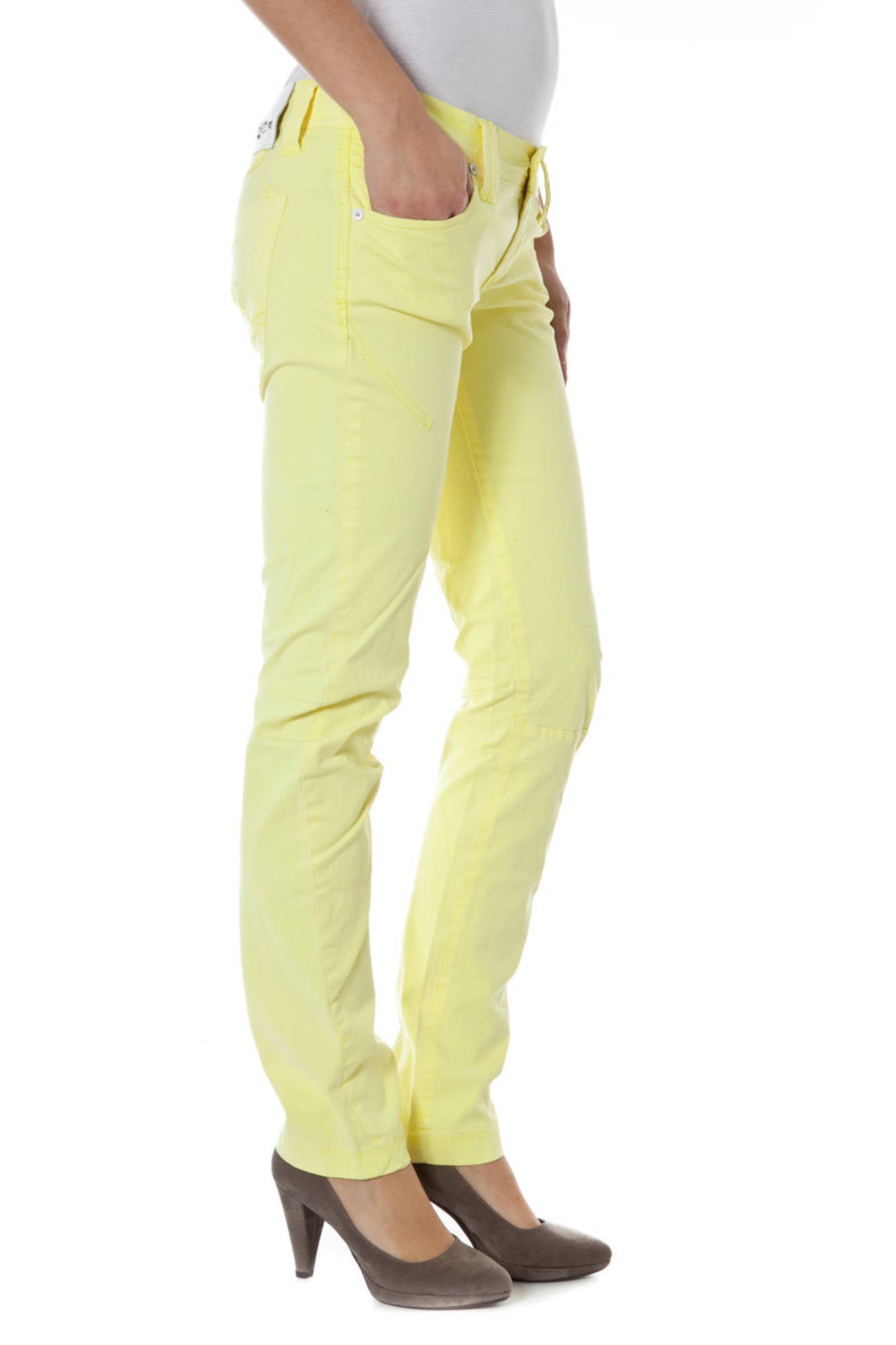 ZUELEMENTS YELLOW WOMAN TROUSERS-2