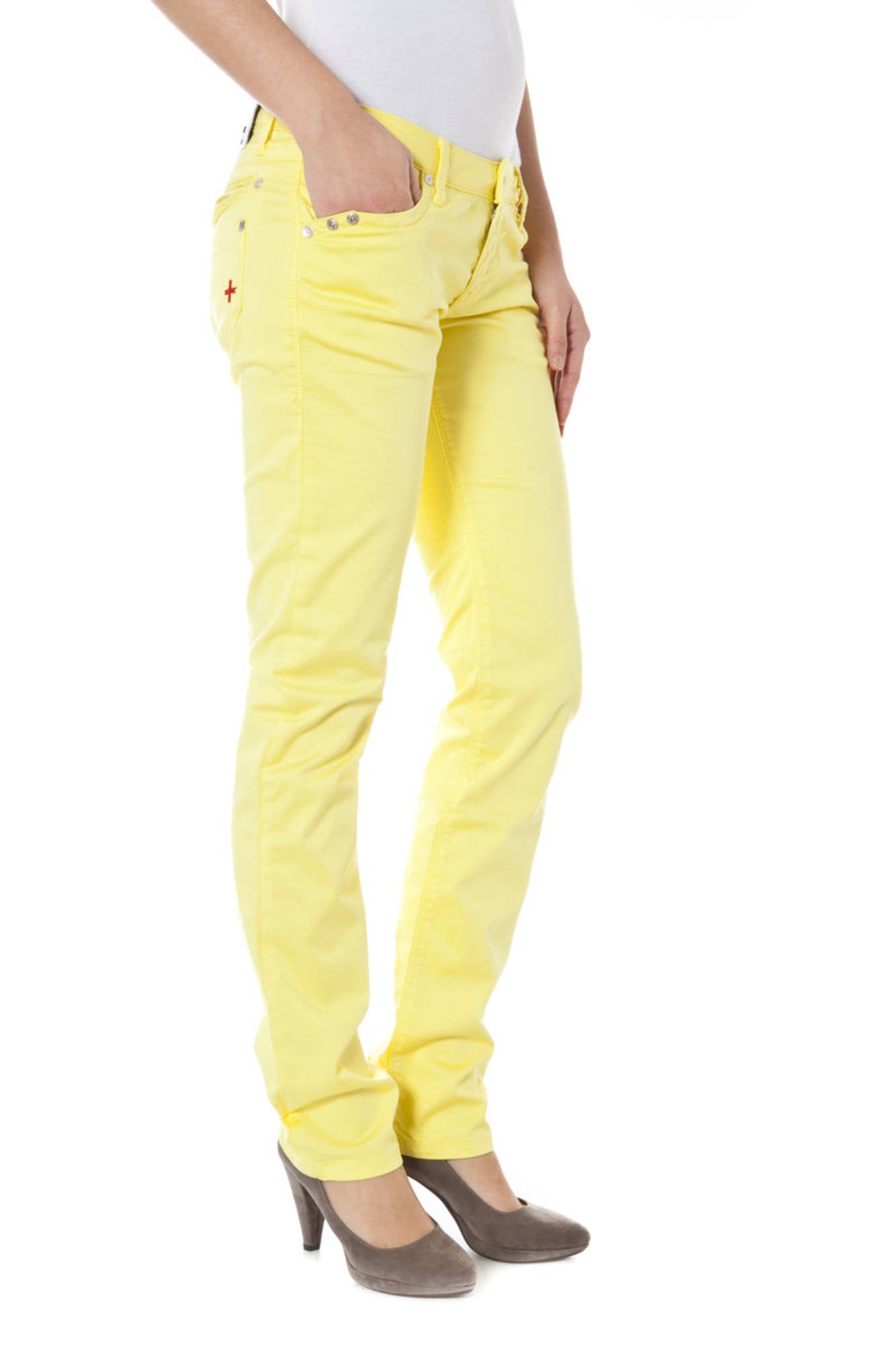 ZUELEMENTS YELLOW WOMAN TROUSERS-2