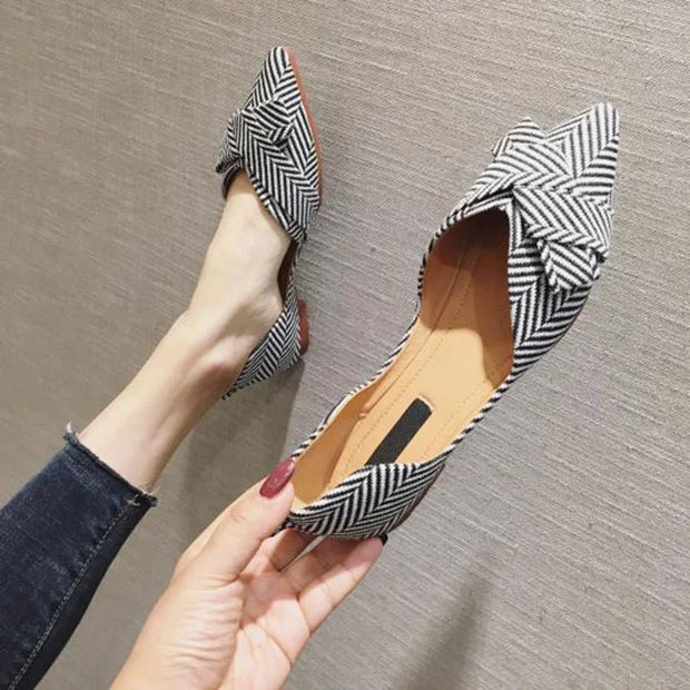 2024 Fashion Flats for Women Shoes Spring Summer Boat Shoes Pointed toe Slip-on Elegant Ladies Footwear A1394 - Street Rider Apparel