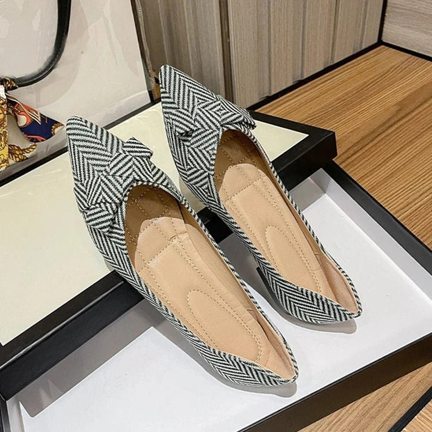 2024 Fashion Flats for Women Shoes Spring Summer Boat Shoes Pointed toe Slip-on Elegant Ladies Footwear A1394 - Street Rider Apparel