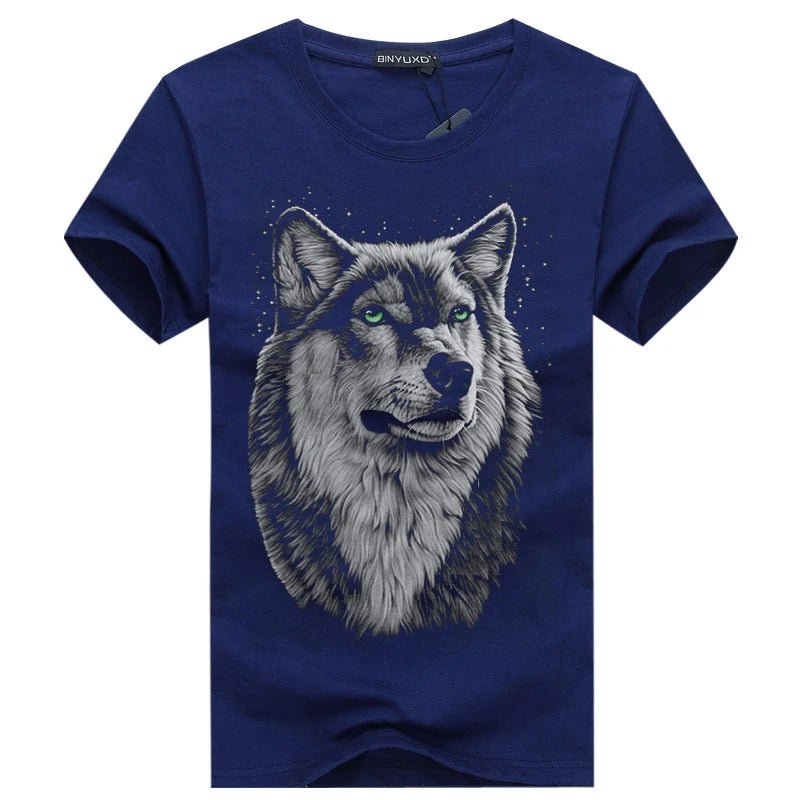 3D Wolf Head T-shirt - Street Rider Apparel