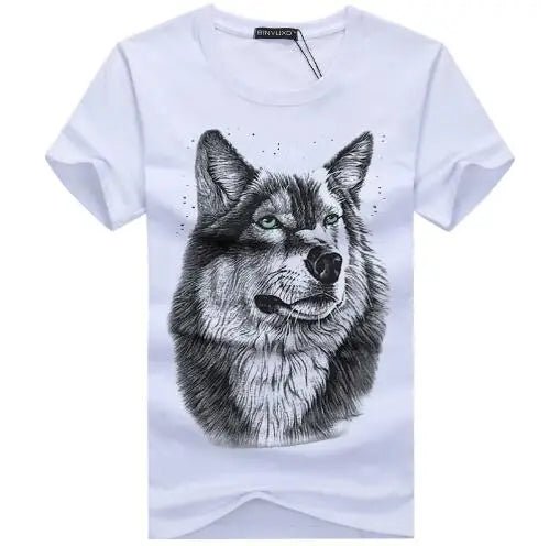 3D Wolf Head T-shirt - Street Rider Apparel