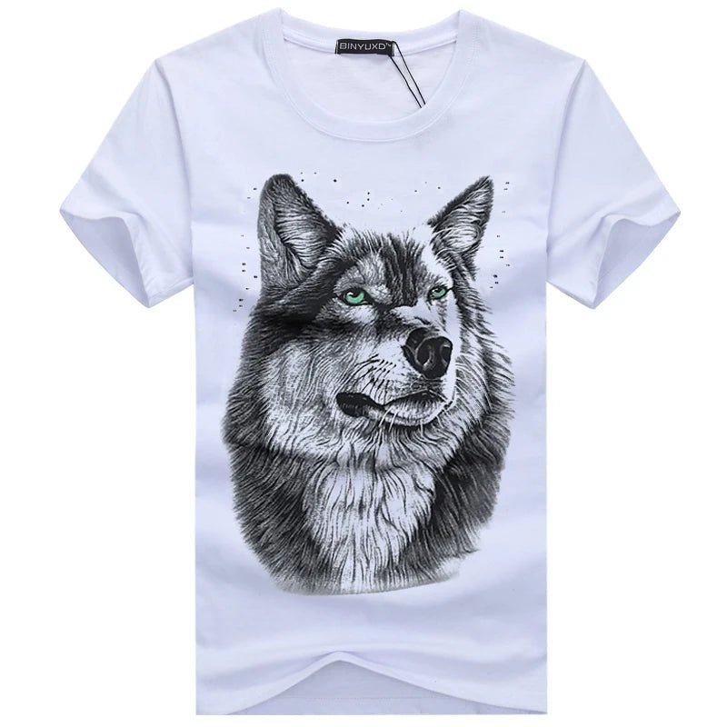 3D Wolf Head T-shirt - Street Rider Apparel