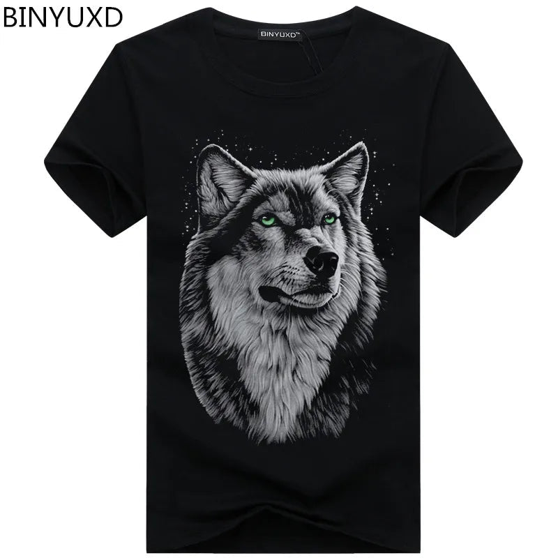 3D Wolf Head T-shirt - Street Rider Apparel